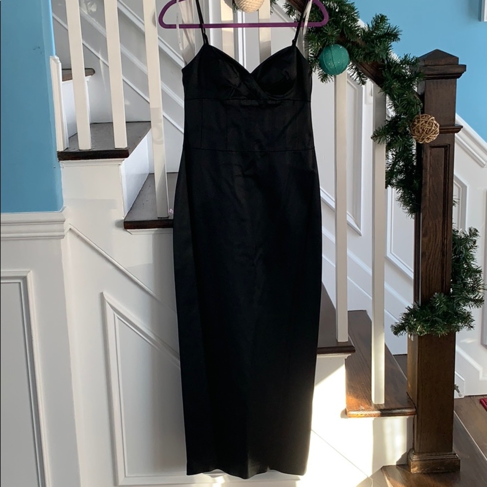 OC by OC Black Evening Dress